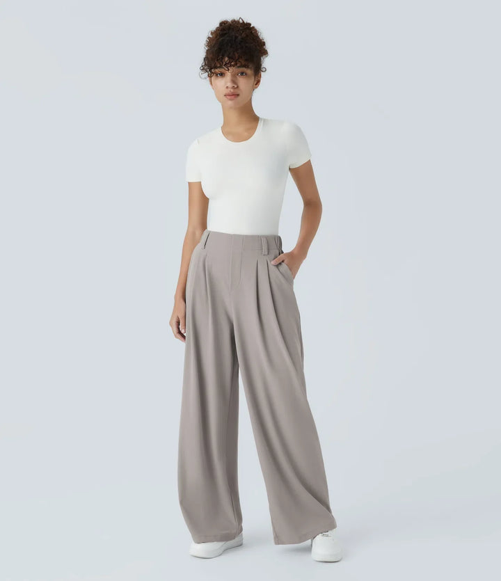 CLAIRE - SCHLAGHOSE MIT HOHEM TAILLE