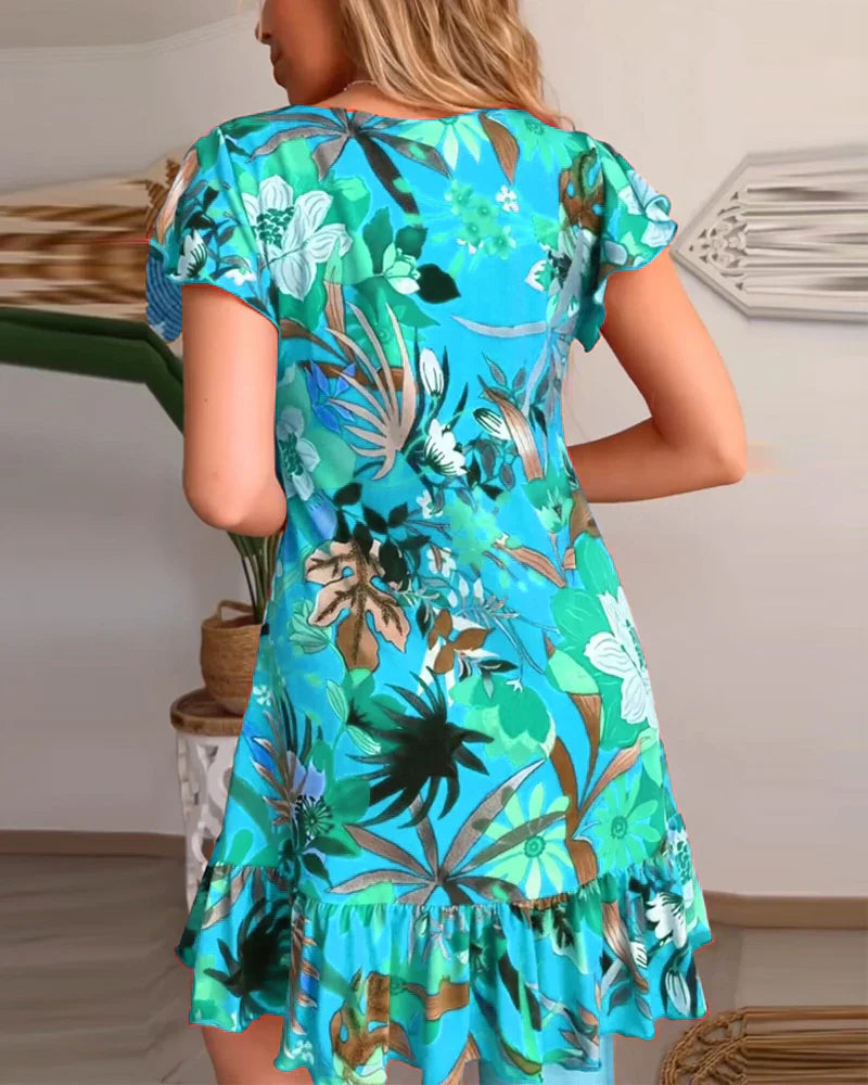 AMALIA - FRÖHLICHES SOMMERKLEID MIT RÜSCHEN