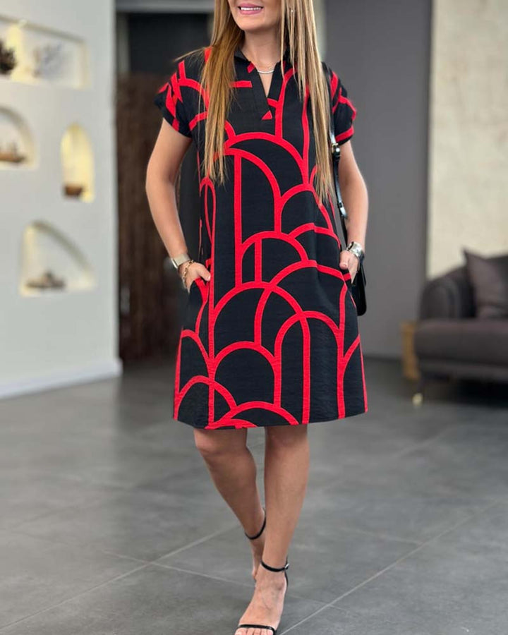 FLORENTINE - ELEGANTES KLEID MIT SEITENTASCHEN