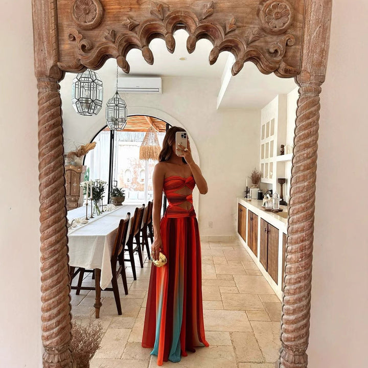 INA – OMBRÉ-TRAUM MAXIKLEID