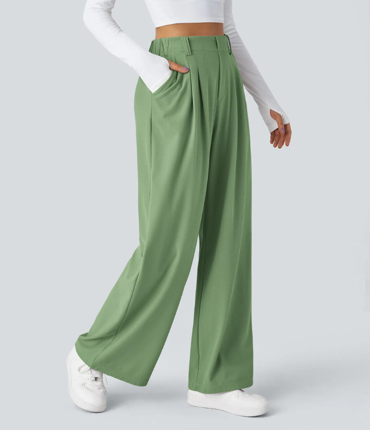 CLAIRE - SCHLAGHOSE MIT HOHEM TAILLE