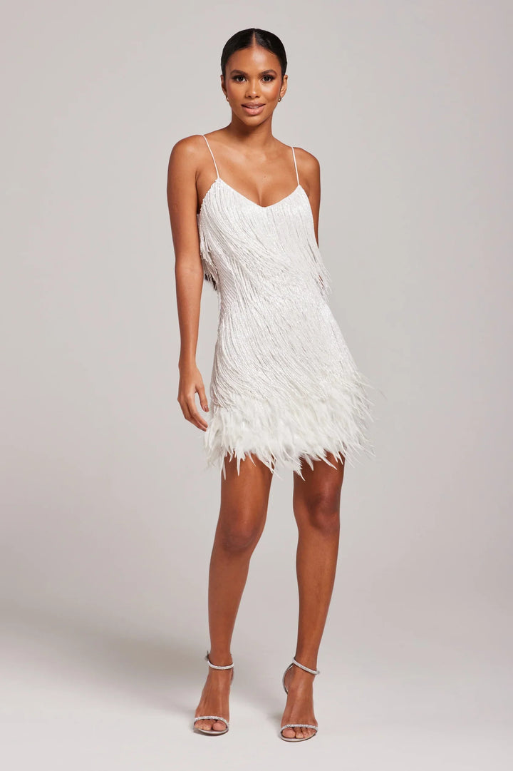 ALENA – FEDERBESATZ-PARTYKLEID