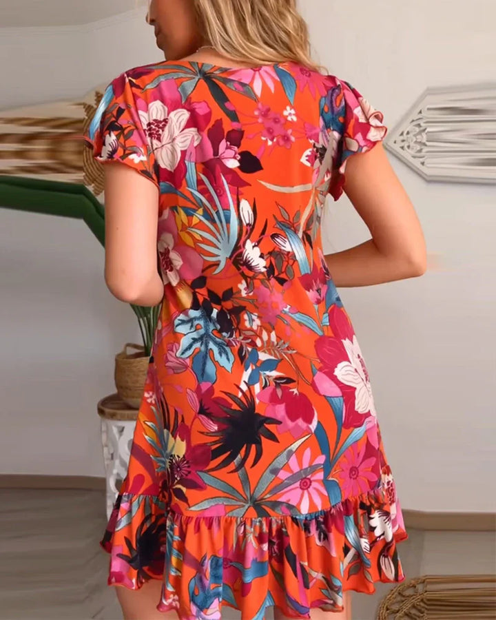AMALIA - FRÖHLICHES SOMMERKLEID MIT RÜSCHEN