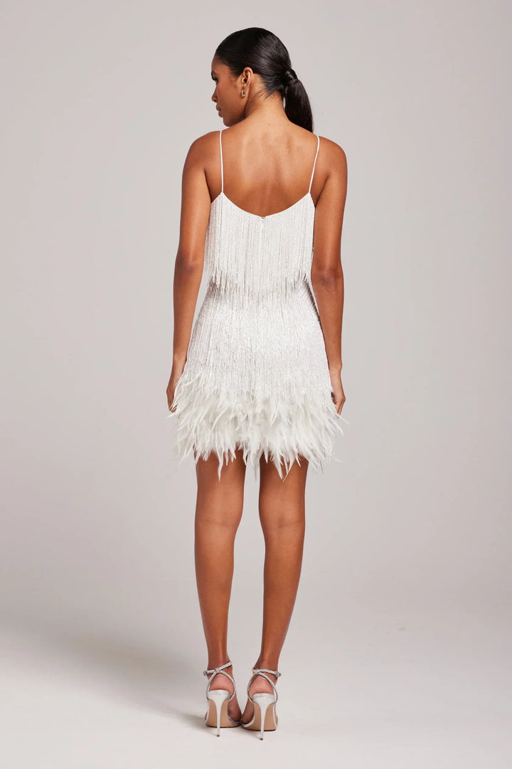 ALENA – FEDERBESATZ-PARTYKLEID