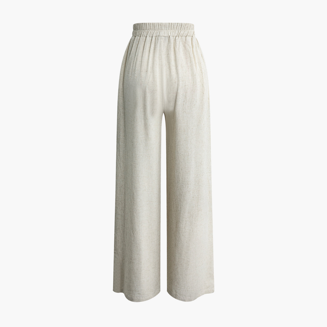 EVELYN - LÄSSIGE HOSE MIT ELASTISCHER TAILLE
