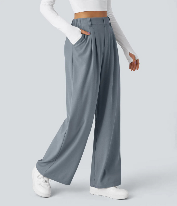 CLAIRE - SCHLAGHOSE MIT HOHEM TAILLE
