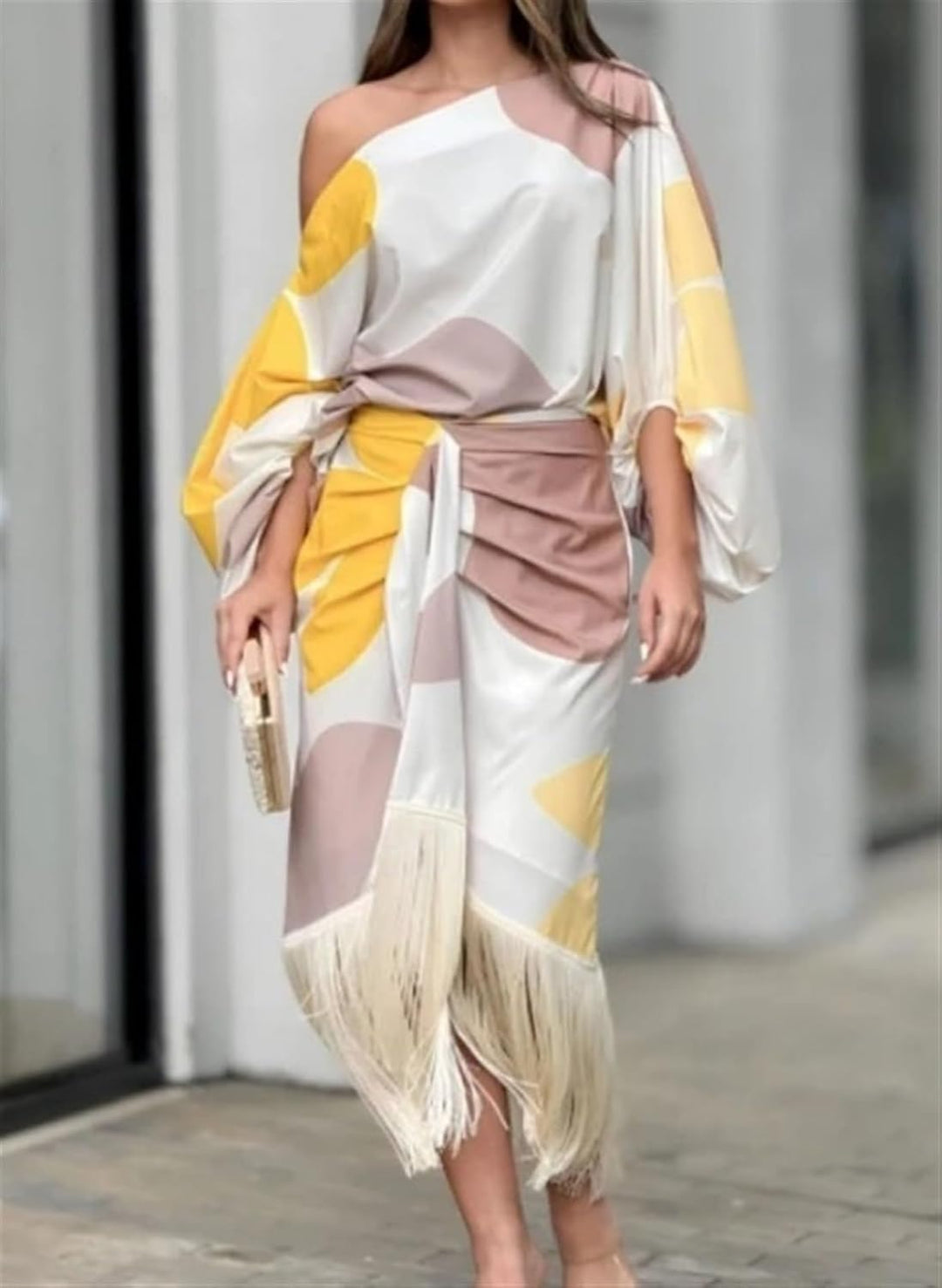 CARMEN - ZWEITEILIGES SET MIT VERSPIELTEM PRINT