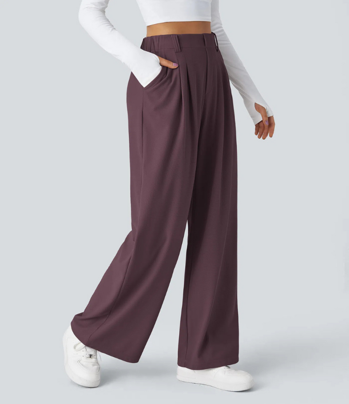 CLAIRE - SCHLAGHOSE MIT HOHEM TAILLE