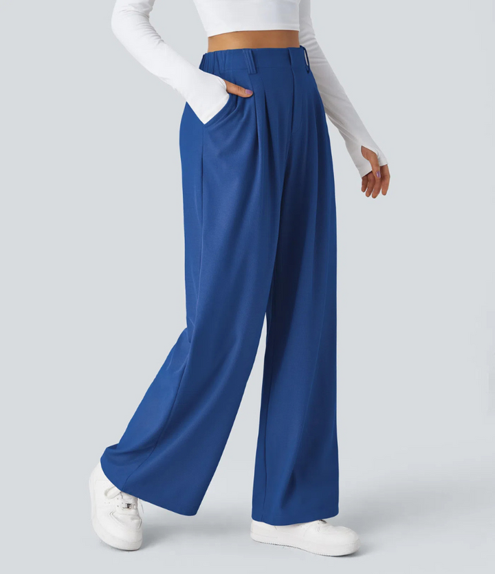 CLAIRE - SCHLAGHOSE MIT HOHEM TAILLE