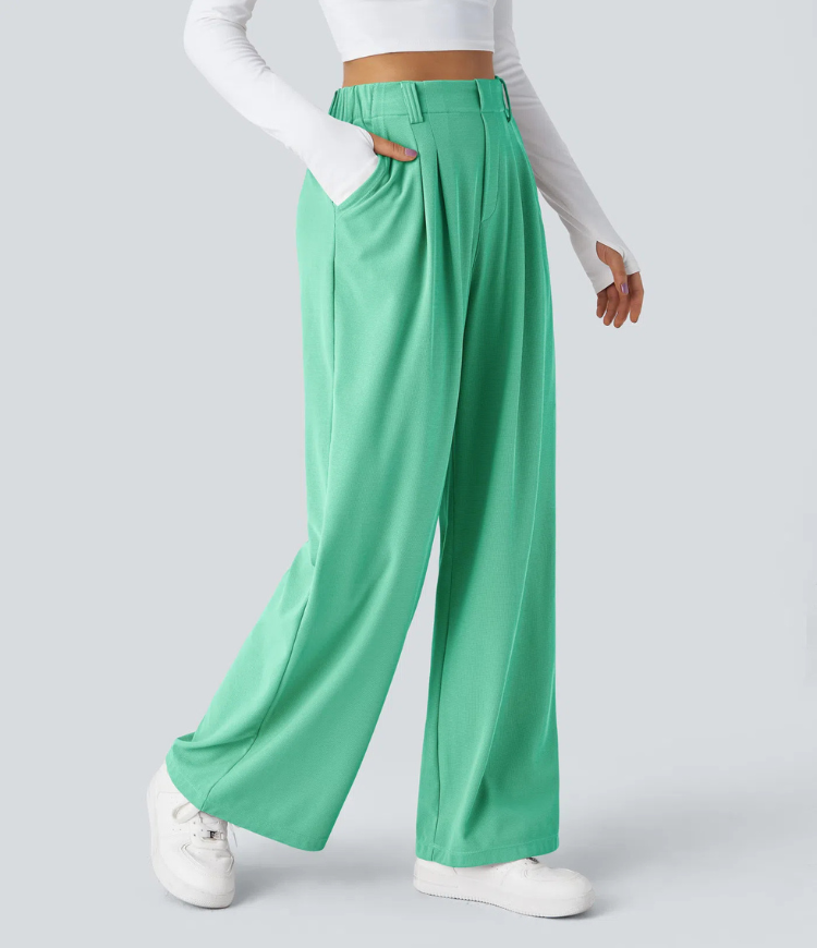 CLAIRE - SCHLAGHOSE MIT HOHEM TAILLE