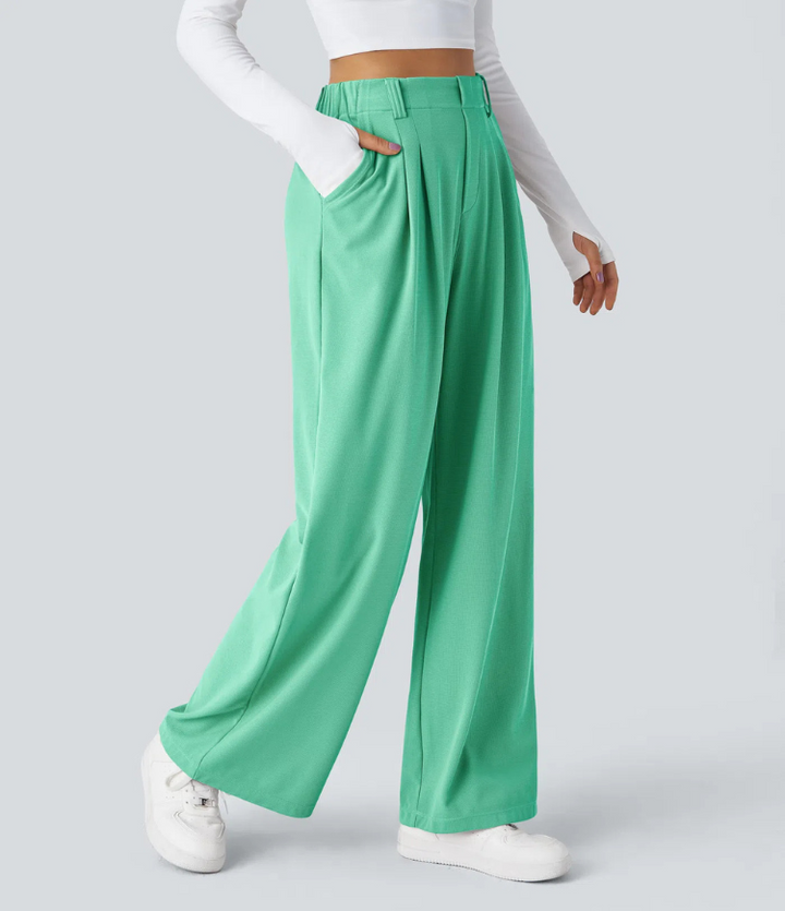 CLAIRE - SCHLAGHOSE MIT HOHEM TAILLE