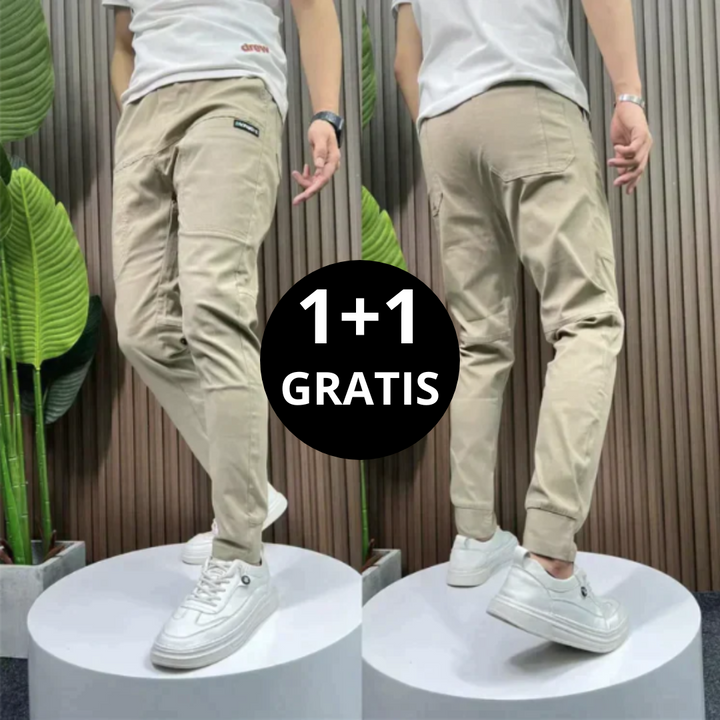 ADRIAN - DEHNBARE CARGOHOSE (1+1 GRATIS!)