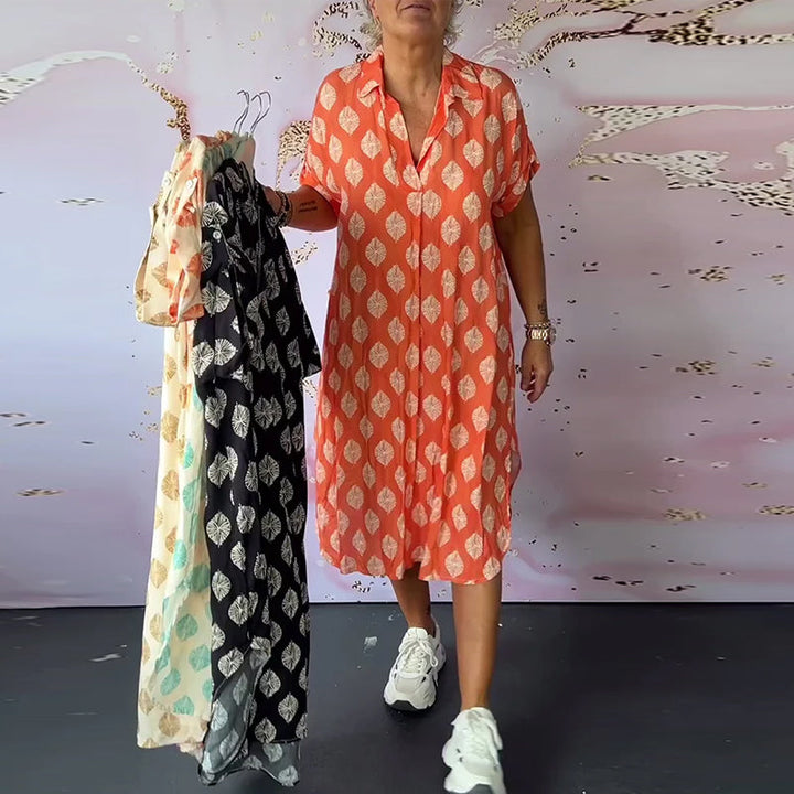 SILKE - SCHMEICHELNDES KLEID MIT V-AUSSCHNITT