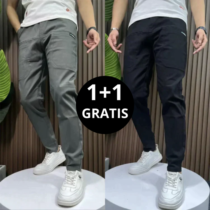 ADRIAN - DEHNBARE CARGOHOSE (1+1 GRATIS!)