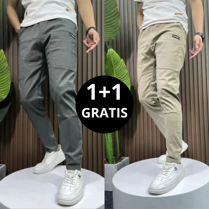ADRIAN - DEHNBARE CARGOHOSE (1+1 GRATIS!)