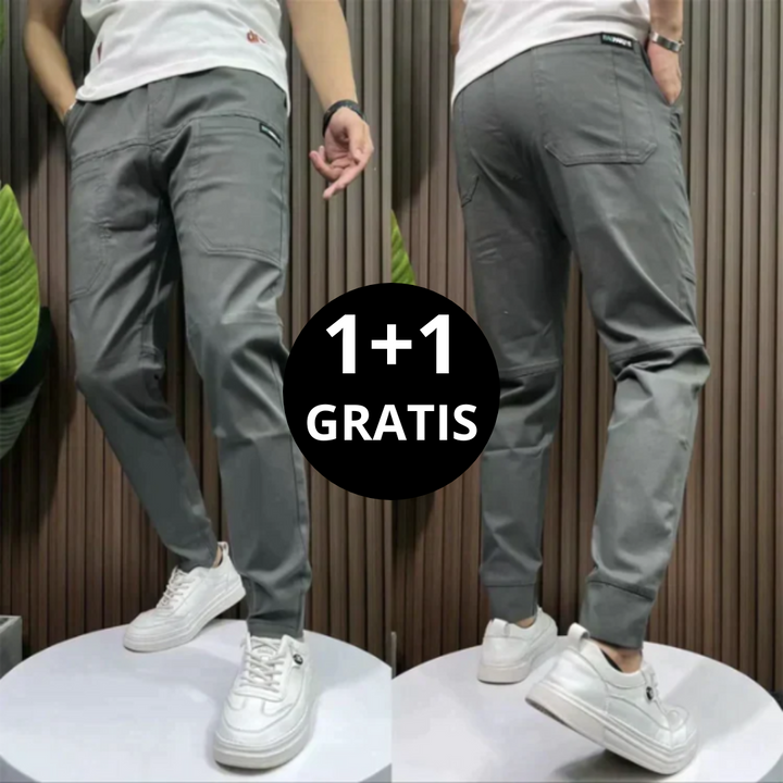 ADRIAN - DEHNBARE CARGOHOSE (1+1 GRATIS!)