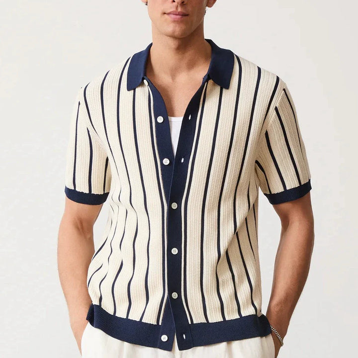 HUGO - GESTREIFTES POLOSHIRT