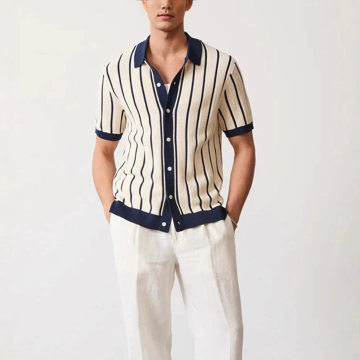 HUGO - GESTREIFTES POLOSHIRT
