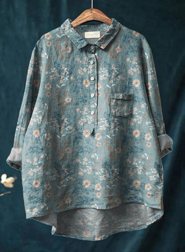 MARIE - KLASSISCHE BLUSE MIT FRÖHLICHEN PRINTS
