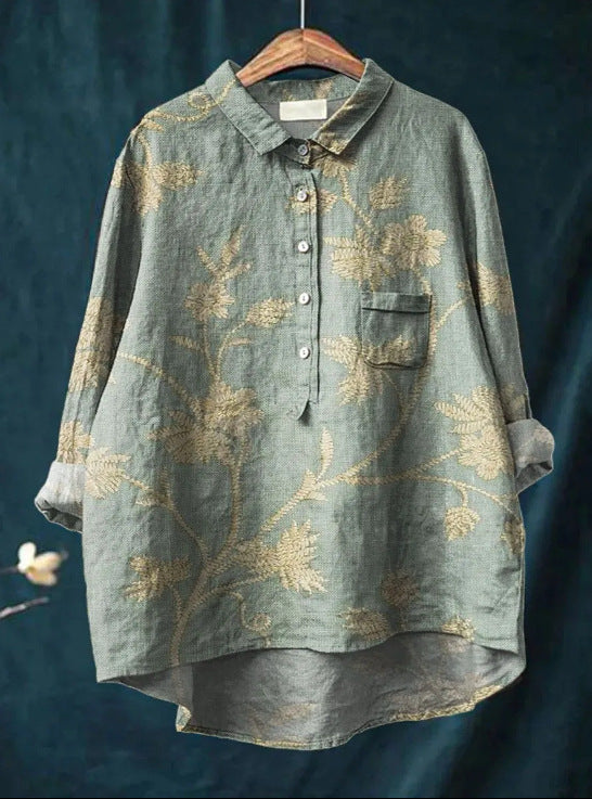 MARIE - KLASSISCHE BLUSE MIT FRÖHLICHEN PRINTS
