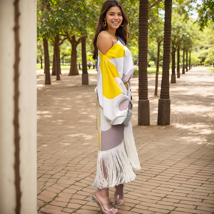 CARMEN - ZWEITEILIGES SET MIT VERSPIELTEM PRINT