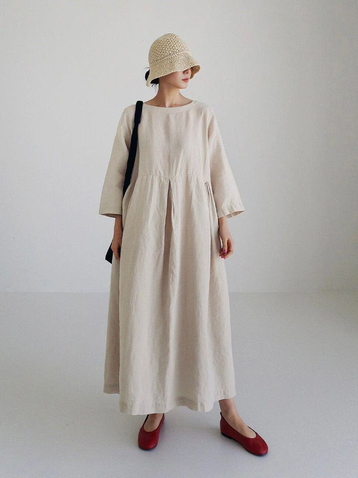 IVONNE - LÄSSIGES KLEID MIT SEITENTASCHEN