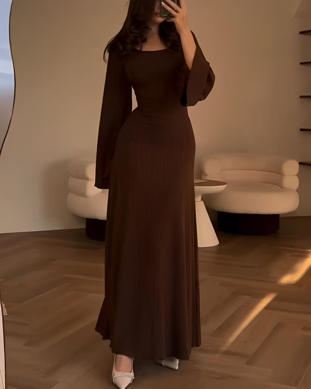 CHRISTINA - ELEGANTES MAXIKLEID