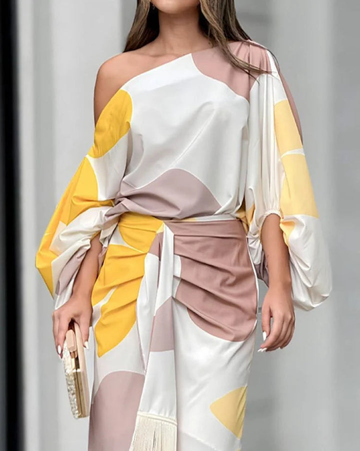CARMEN - ZWEITEILIGES SET MIT VERSPIELTEM PRINT