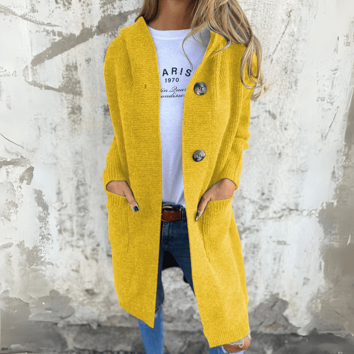 LAURA - BEQUEME LANGE STRICKJACKE