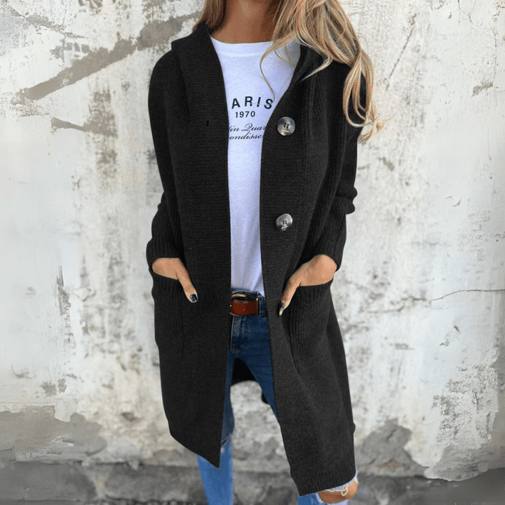 LAURA - BEQUEME LANGE STRICKJACKE