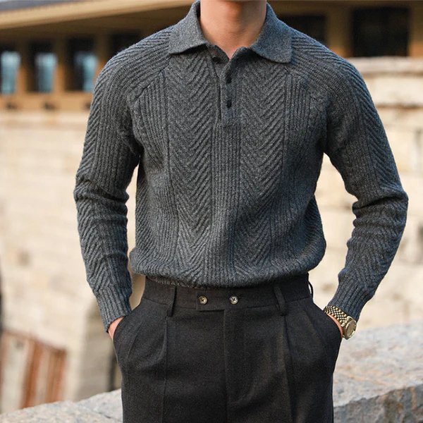 CHRISTOF - PREMIUM STRICKPULLOVER