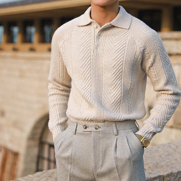 CHRISTOF - PREMIUM STRICKPULLOVER