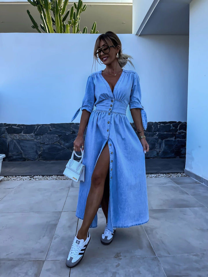 REGINA - DENIM TRAUMKLEID