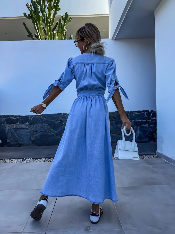 REGINA - DENIM TRAUMKLEID