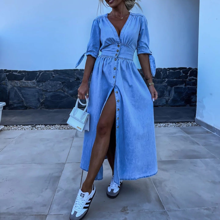 REGINA - DENIM TRAUMKLEID