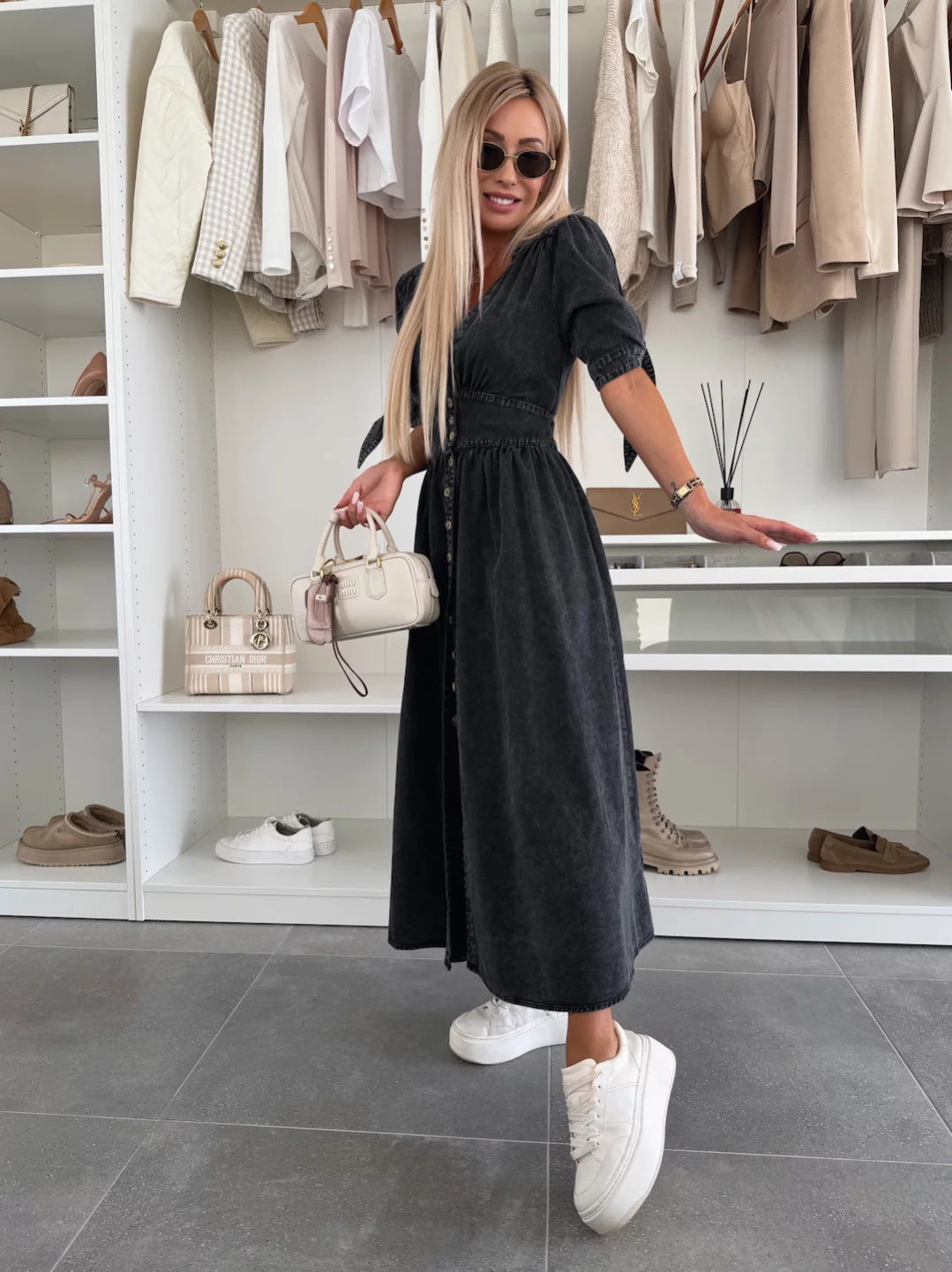 REGINA - DENIM TRAUMKLEID