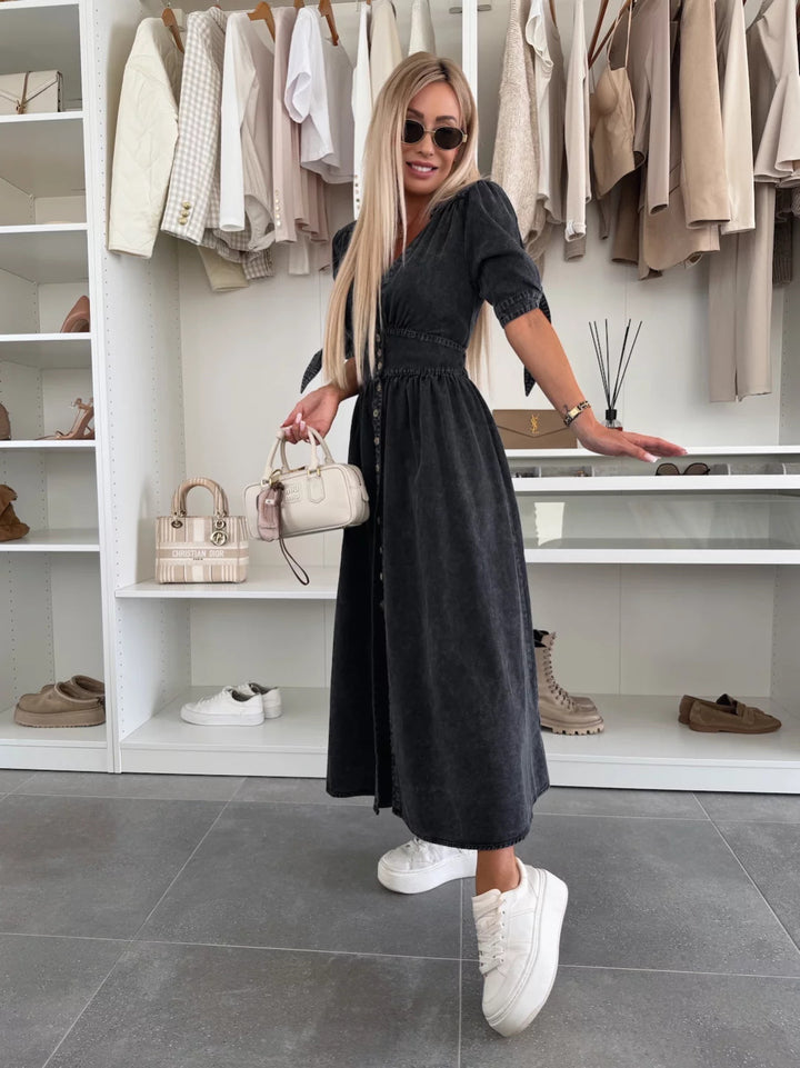 REGINA - DENIM TRAUMKLEID