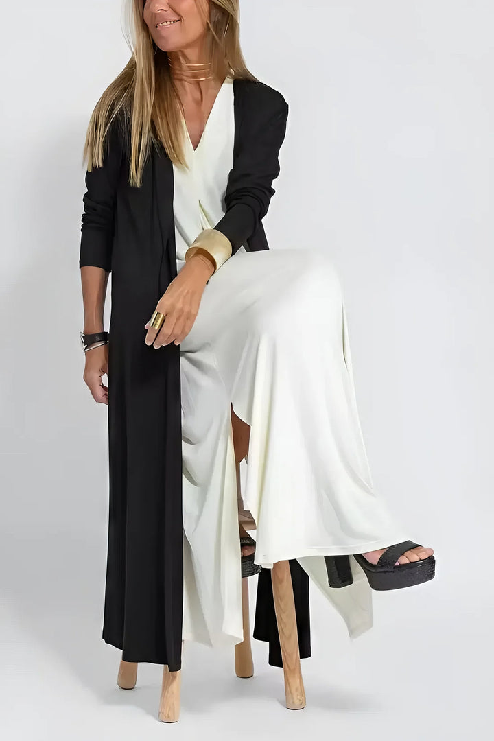 ISABELL - ELEGANTES MAXIKLEID MIT STRICKJACKE ALS GESCHENK