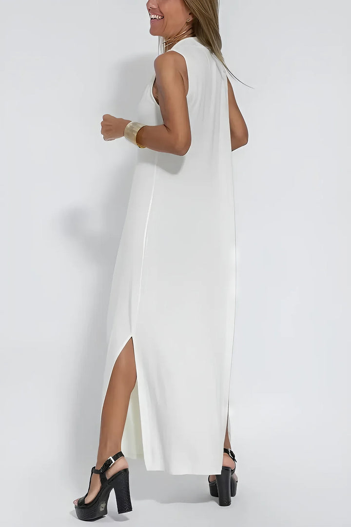 ISABELL - ELEGANTES MAXIKLEID MIT STRICKJACKE ALS GESCHENK