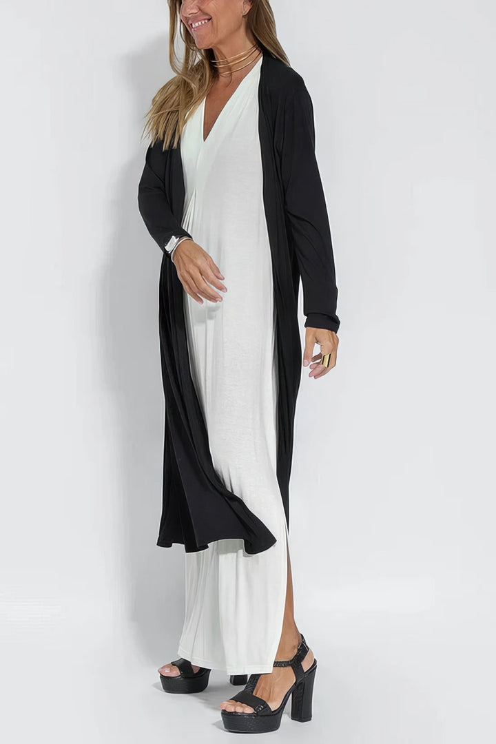 ISABELL - ELEGANTES MAXIKLEID MIT STRICKJACKE ALS GESCHENK