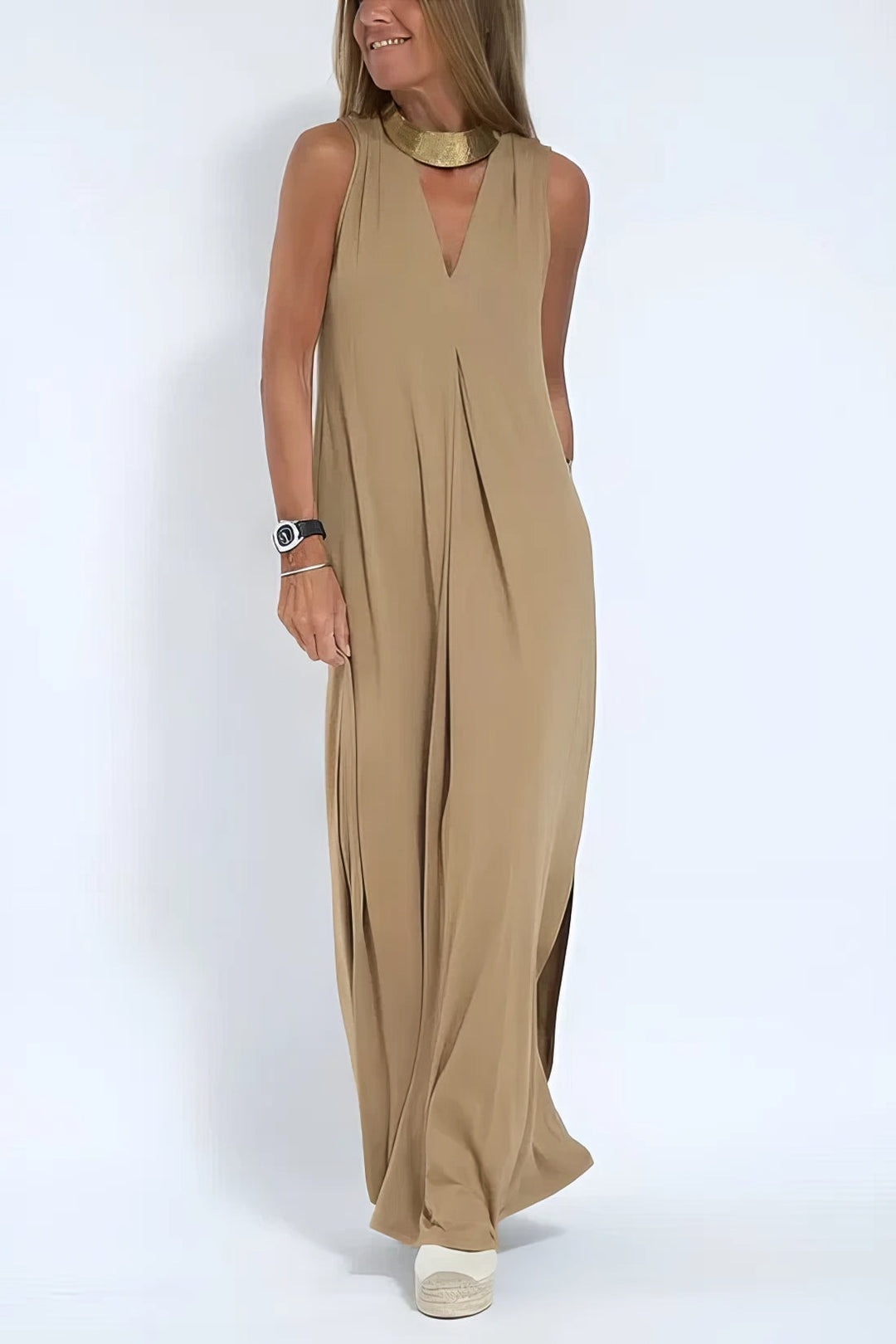 ISABELL - ELEGANTES MAXIKLEID MIT STRICKJACKE ALS GESCHENK