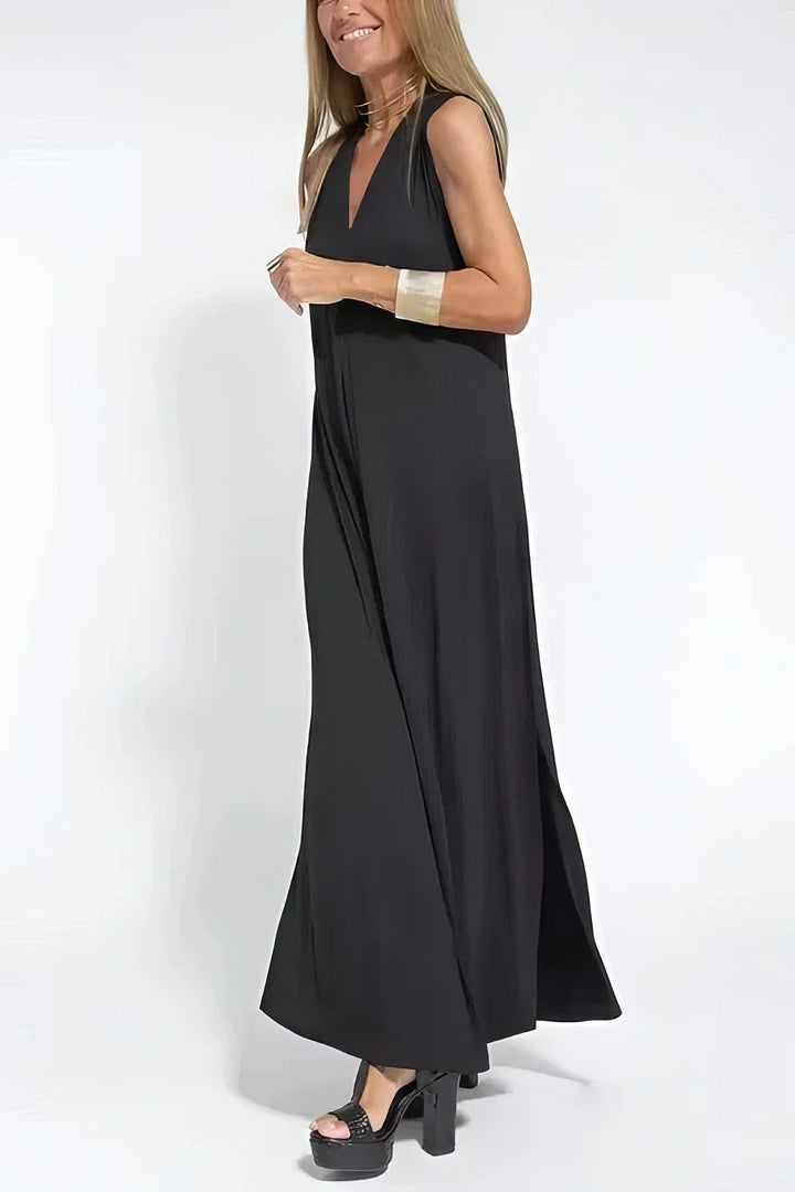 ISABELL - ELEGANTES MAXIKLEID MIT STRICKJACKE ALS GESCHENK