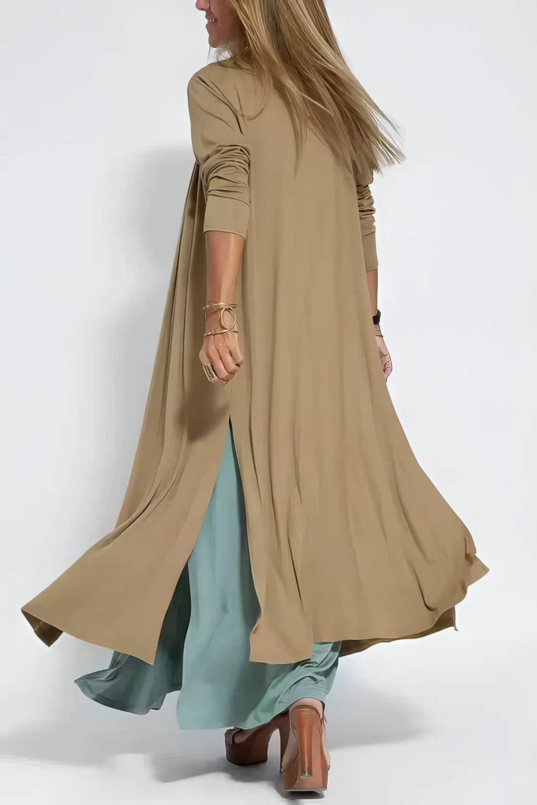 ISABELL - ELEGANTES MAXIKLEID MIT STRICKJACKE ALS GESCHENK