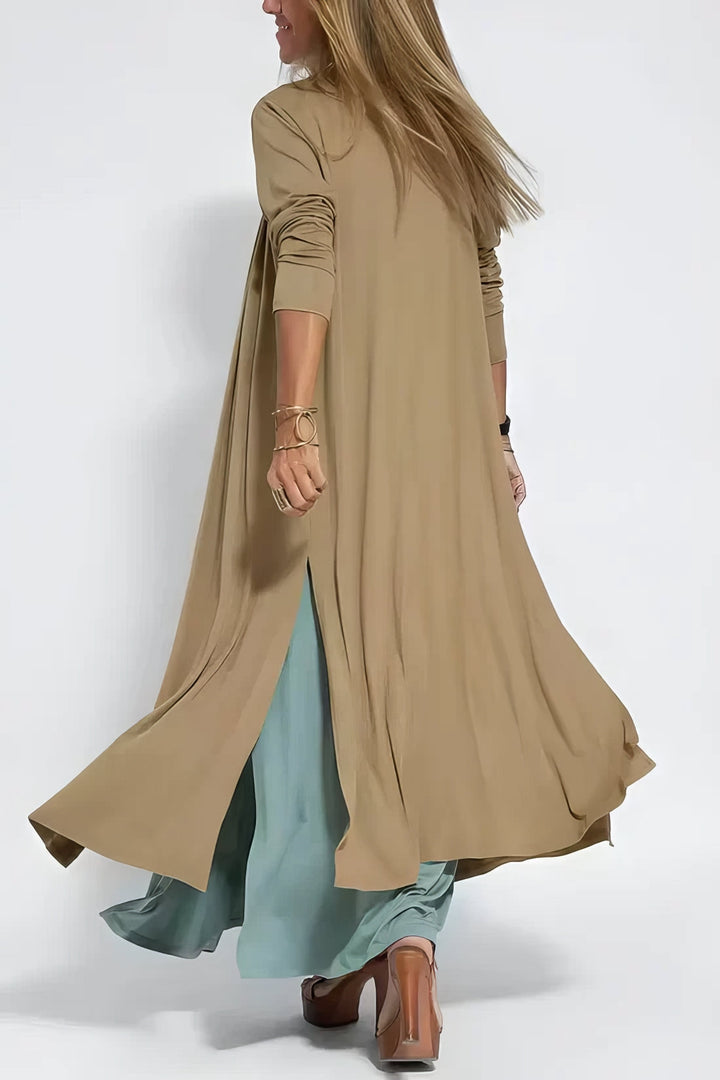 ISABELL - ELEGANTES MAXIKLEID MIT STRICKJACKE ALS GESCHENK